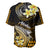 Hawaii Baseball Jersey Polynesian Shark with Kakau Gold Version LT01 - Polynesian Pride