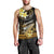 Hawaii Men Tank Top Polynesian Shark with Kakau Gold Version LT01 - Polynesian Pride