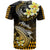 Hawaii T Shirt Polynesian Shark with Kakau Gold Version LT01 - Polynesian Pride