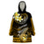 Hawaii Wearable Blanket Hoodie Polynesian Shark with Kakau Gold Version LT01 One Size Gold - Polynesian Pride