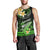 Hawaii Men Tank Top Polynesian Shark with Kakau Green Version LT01 - Polynesian Pride