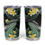 Hawaii Tumbler Cup Polynesian Shark with Kakau Green Version