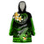 Hawaii Wearable Blanket Hoodie Polynesian Shark with Kakau Green Version LT01 One Size Green - Polynesian Pride