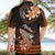 Hawaii Hawaiian Shirt Polynesian Shark with Kakau Orange Version LT01 - Polynesian Pride