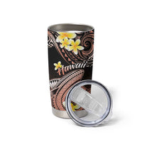 Hawaii Tumbler Cup Polynesian Shark with Kakau Orange Version LT01 - Polynesian Pride