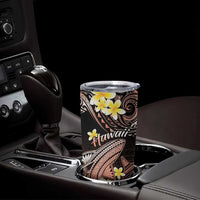 Hawaii Tumbler Cup Polynesian Shark with Kakau Orange Version LT01 - Polynesian Pride