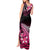 Hawaii Tank Maxi Dress Polynesian Shark with Kakau Pink Version LT01 - Polynesian Pride