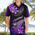 Hawaii Hawaiian Shirt Polynesian Shark with Kakau Purple Version LT01 - Polynesian Pride