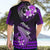 Hawaii Hawaiian Shirt Polynesian Shark with Kakau Purple Version LT01 - Polynesian Pride