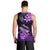 Hawaii Men Tank Top Polynesian Shark with Kakau Purple Version LT01 - Polynesian Pride