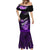 Hawaii Mermaid Dress Polynesian Shark with Kakau Purple Version LT01 - Polynesian Pride