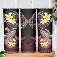 Hawaii Skinny Tumbler Polynesian Shark with Kakau Red Version LT01 - Polynesian Pride