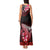 Hawaii Tank Maxi Dress Polynesian Shark with Kakau Red Version LT01 - Polynesian Pride