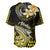 Hawaii Baseball Jersey Polynesian Shark with Kakau Yellow Version LT01 - Polynesian Pride