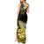 Hawaii Tank Maxi Dress Polynesian Shark with Kakau Yellow Version LT01 - Polynesian Pride