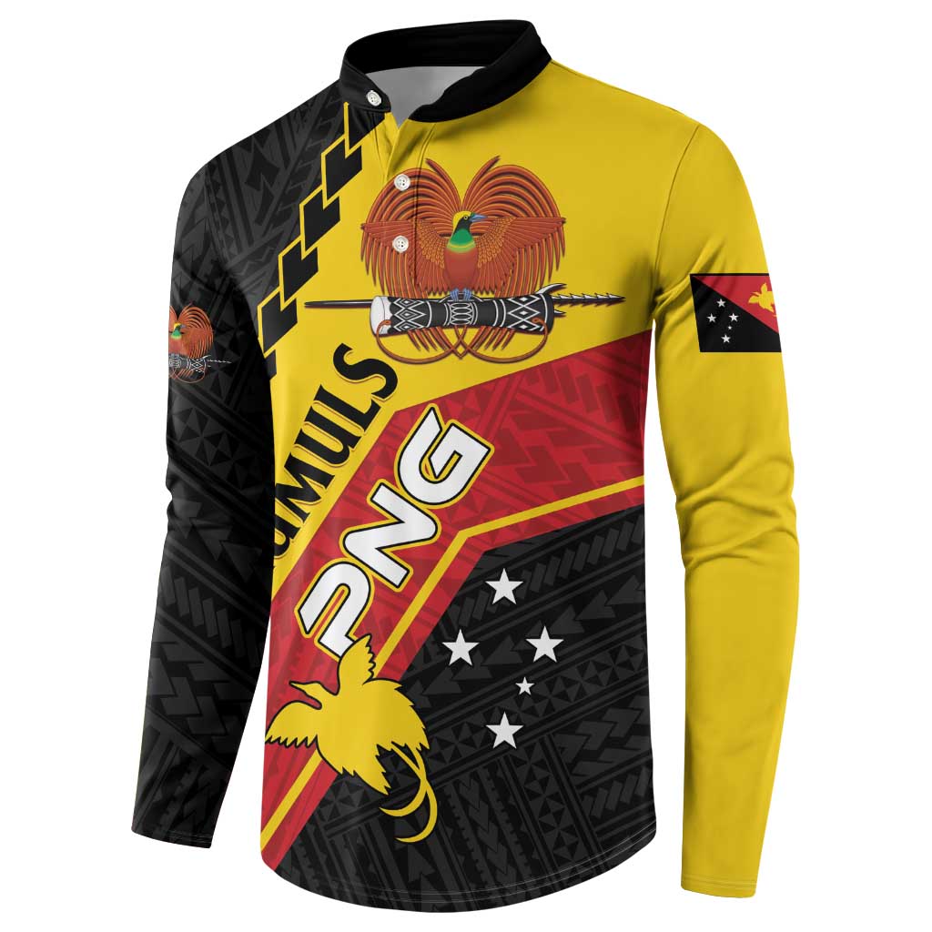 Custom PNG Button Sweatshirt The Kumuls Are On A Roll LT01 - Polynesian Pride