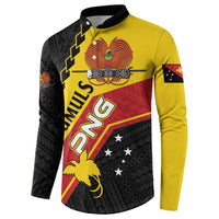 Custom PNG Button Sweatshirt The Kumuls Are On A Roll LT01 - Polynesian Pride