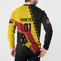 Custom PNG Button Sweatshirt The Kumuls Are On A Roll LT01 - Polynesian Pride