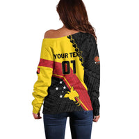 Custom PNG Off Shoulder Sweater The Kumuls Are On A Roll LT01 - Polynesian Pride