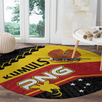 PNG Round Carpet The Kumuls Are On A Roll LT01 - Polynesian Pride