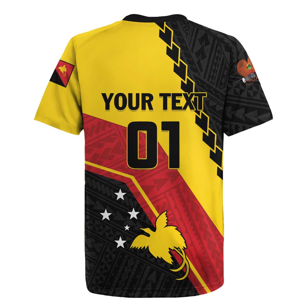 Custom PNG Rugby Jersey The Kumuls Are On A Roll LT01 - Polynesian Pride