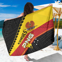 PNG Sarong The Kumuls Are On A Roll LT01 One Size 44 x 66 inches Black - Polynesian Pride