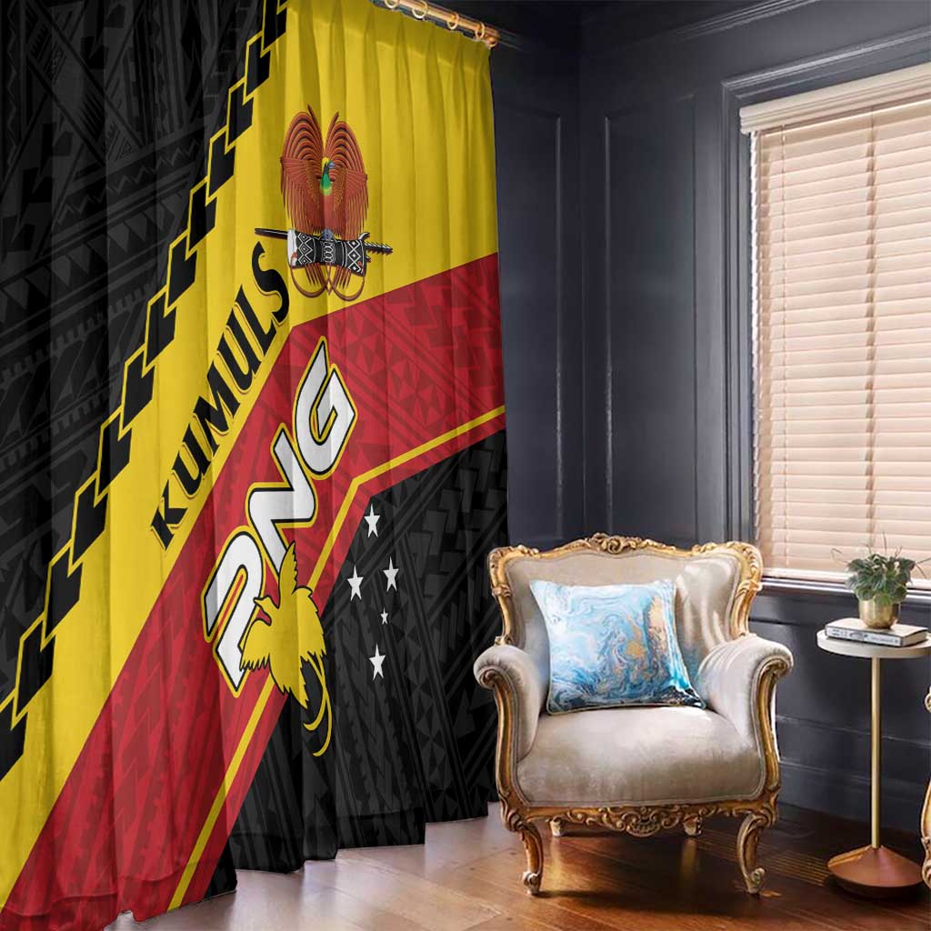 PNG Window Curtain The Kumuls Are On A Roll LT01 - Polynesian Pride