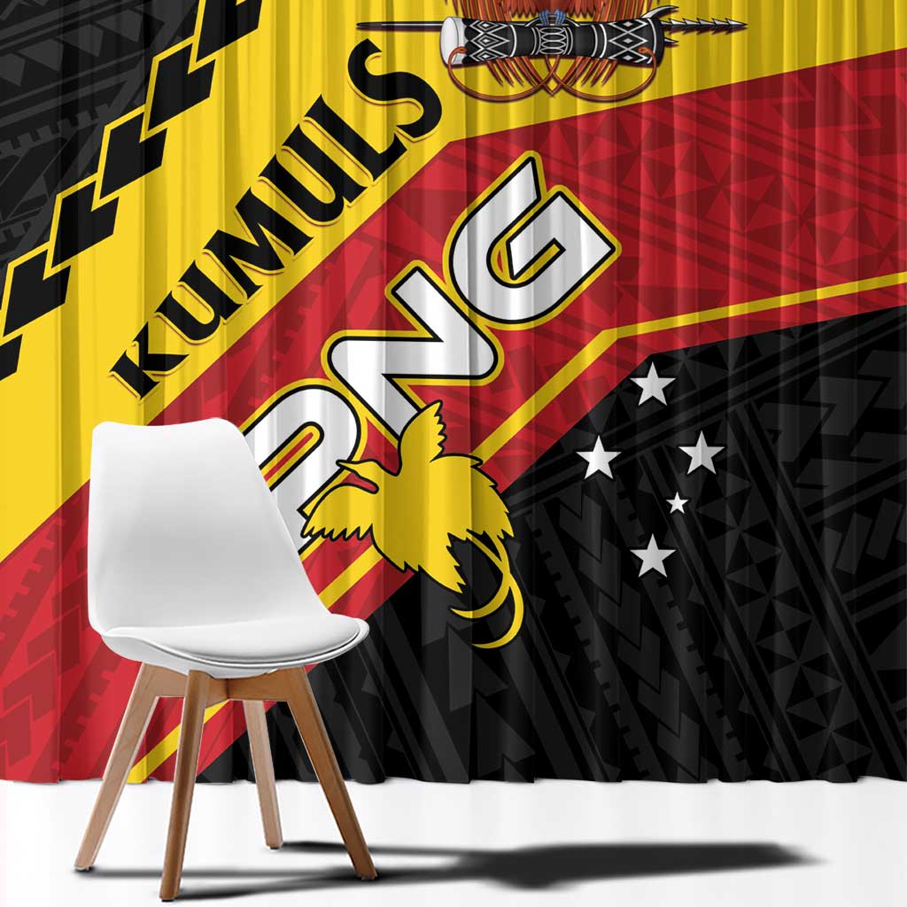 PNG Window Curtain The Kumuls Are On A Roll LT01 - Polynesian Pride