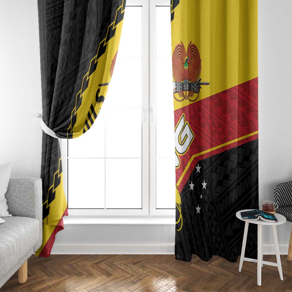 PNG Window Curtain The Kumuls Are On A Roll LT01 - Polynesian Pride