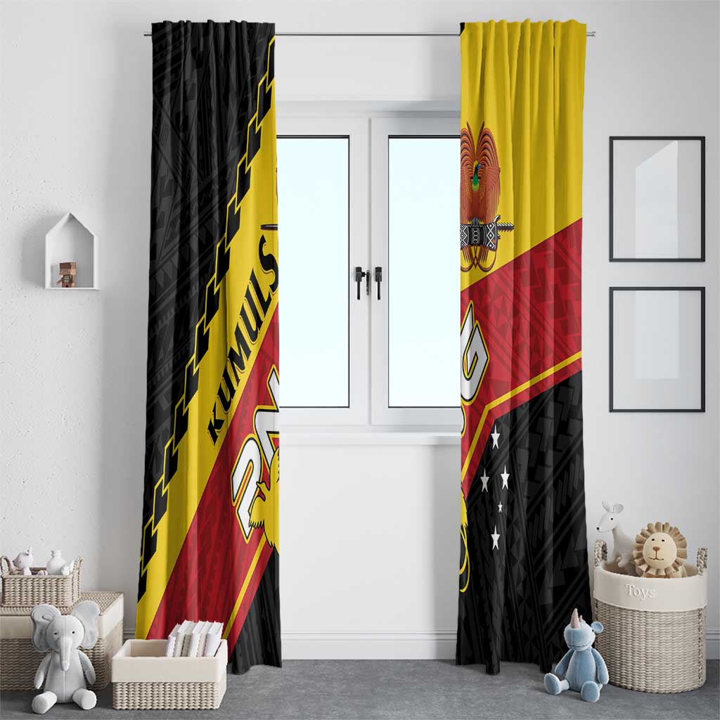 PNG Window Curtain The Kumuls Are On A Roll LT01 - Polynesian Pride
