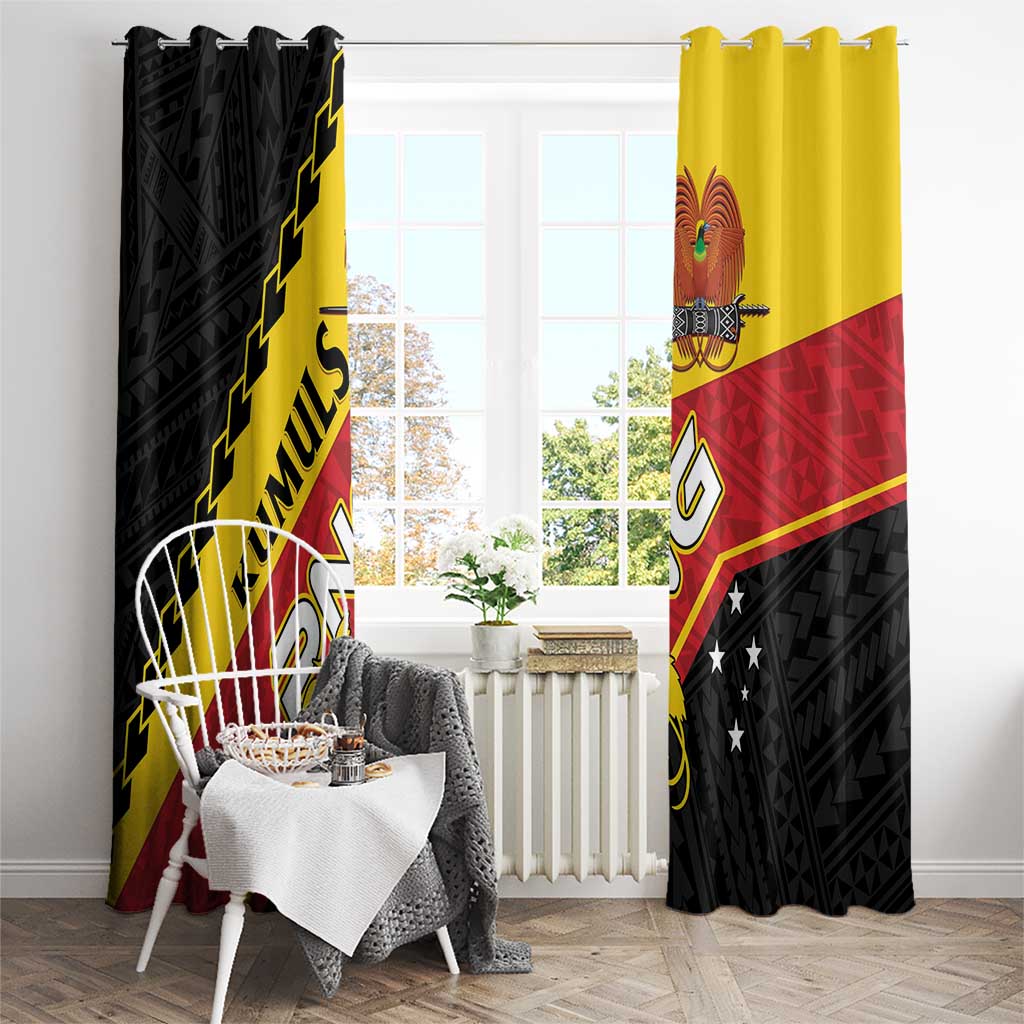 PNG Window Curtain The Kumuls Are On A Roll LT01 - Polynesian Pride