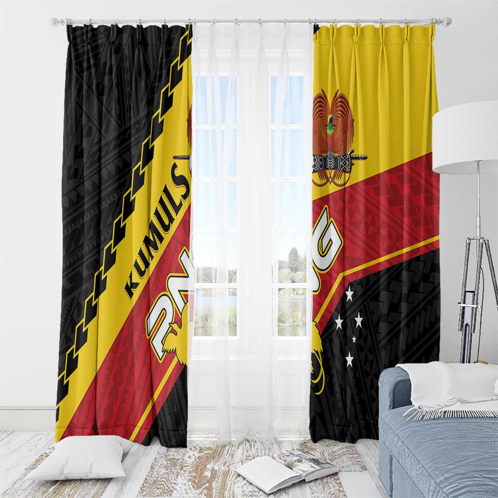PNG Window Curtain The Kumuls Are On A Roll LT01 - Polynesian Pride
