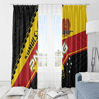 PNG Window Curtain The Kumuls Are On A Roll LT01 - Polynesian Pride