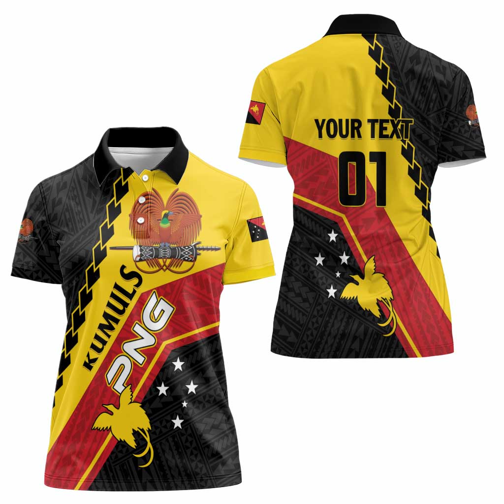 Custom PNG Women Polo Shirt The Kumuls Are On A Roll LT01 - Polynesian Pride