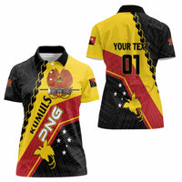 Custom PNG Women Polo Shirt The Kumuls Are On A Roll LT01 - Polynesian Pride