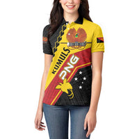 Custom PNG Women Polo Shirt The Kumuls Are On A Roll LT01 - Polynesian Pride