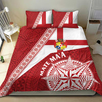 Tonga Rugby Mate Maa Bedding Set Ngatu Pattern LT01 - Polynesian Pride