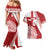 Custom Tonga Rugby Mate Maa Couples Matching Mermaid Dress and Hawaiian Shirt Ngatu Pattern