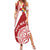 Custom Tonga Rugby Mate Maa Family Matching Summer Maxi Dress and Hawaiian Shirt Ngatu Pattern