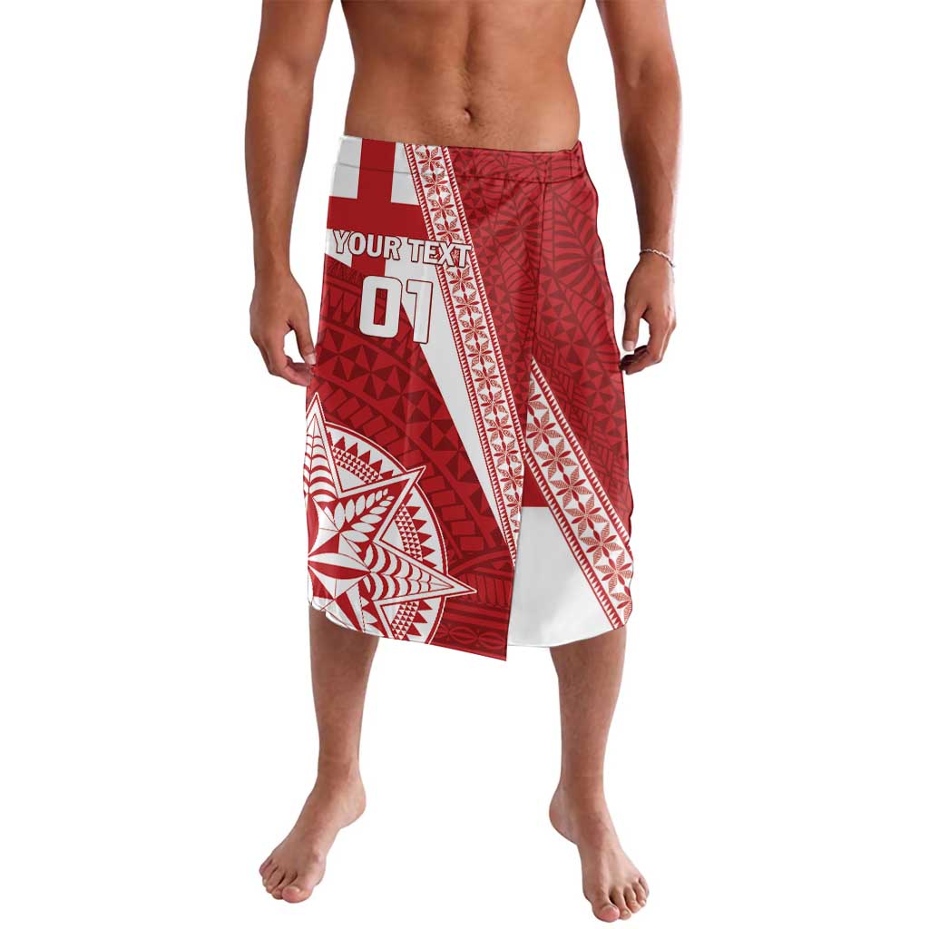 Custom Tonga Rugby Mate Maa Lavalava Ngatu Pattern LT01 Red - Polynesian Pride
