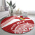 Tonga Rugby Mate Maa Round Carpet Ngatu Pattern