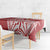 Tonga Rugby Mate Maa Tablecloth Ngatu Pattern