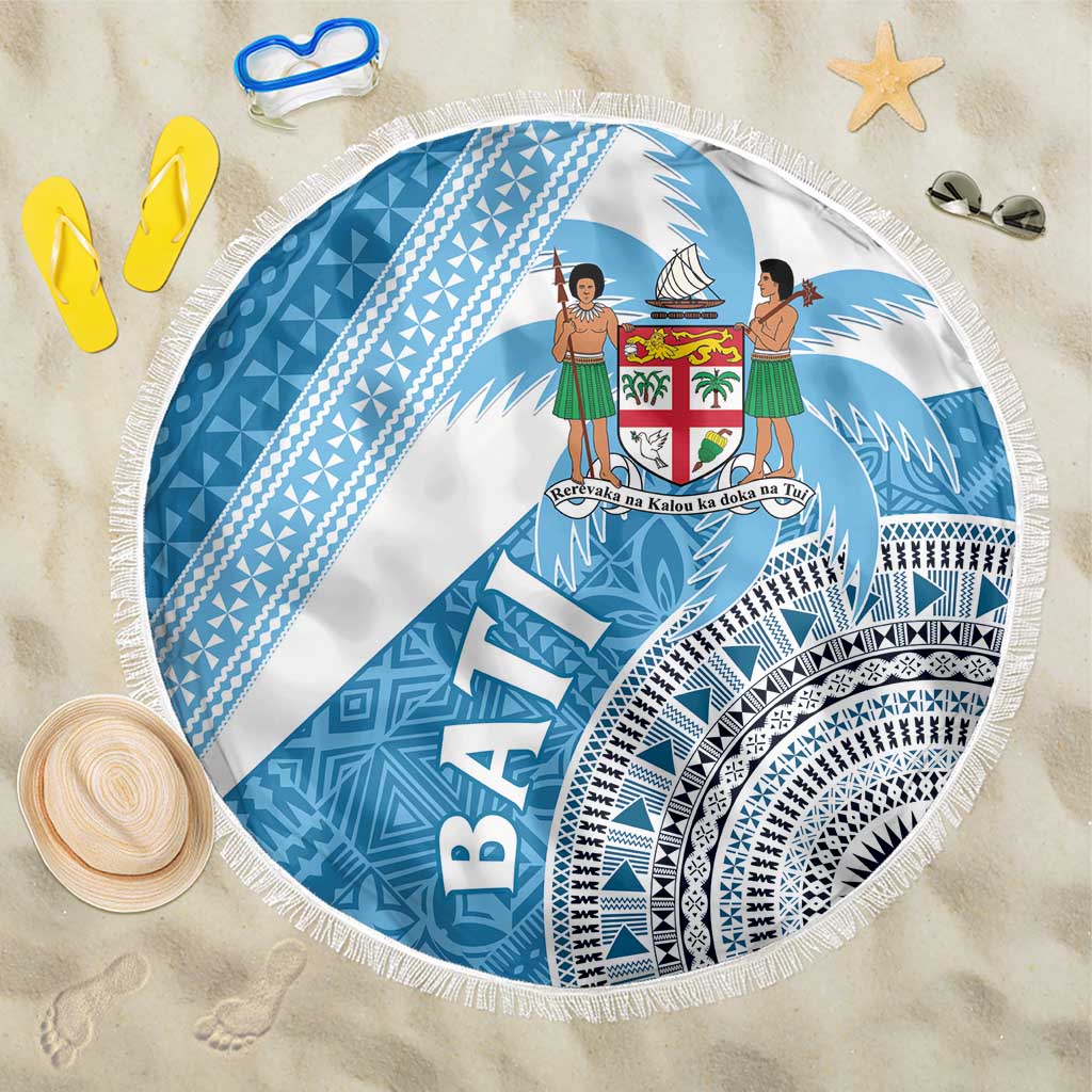 Fiji Rugby Bati Beach Blanket Tapa Pattern