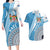 Custom Fiji Rugby Bati Couples Matching Long Sleeve Bodycon Dress and Hawaiian Shirt Tapa Pattern