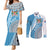 Custom Fiji Rugby Bati Couples Matching Mermaid Dress and Long Sleeve Button Shirt Tapa Pattern