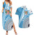 Custom Fiji Rugby Bati Couples Matching Summer Maxi Dress and Hawaiian Shirt Tapa Pattern