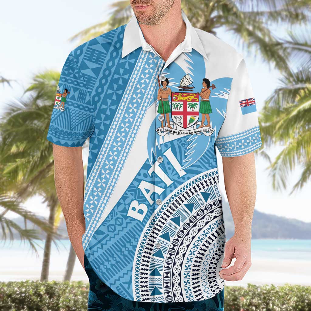 Custom Fiji Rugby Bati Hawaiian Shirt Tapa Pattern LT01 - Polynesian Pride