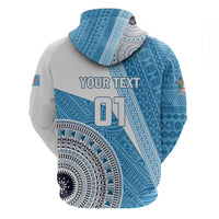 Custom Fiji Rugby Bati Hoodie Tapa Pattern LT01 - Polynesian Pride