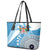 Fiji Rugby Bati Leather Tote Bag Tapa Pattern