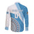 Custom Fiji Rugby Bati Long Sleeve Button Shirt Tapa Pattern